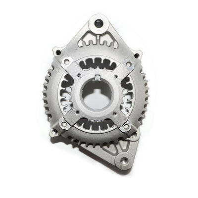 Customized ADC-12 or XL-46 aluminum die casting automobile casting parts for starter motor end cover