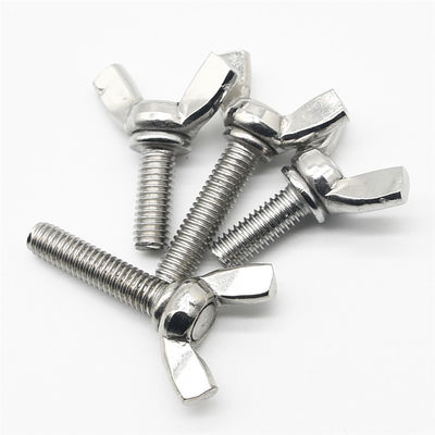 M3 M4 M5 M6 M8 M10 M12 DIN316 304 Stainless Steel A2-70 Hand Binding Toolless Adjust Bolt Butterfly Wing Head Thumb Screw